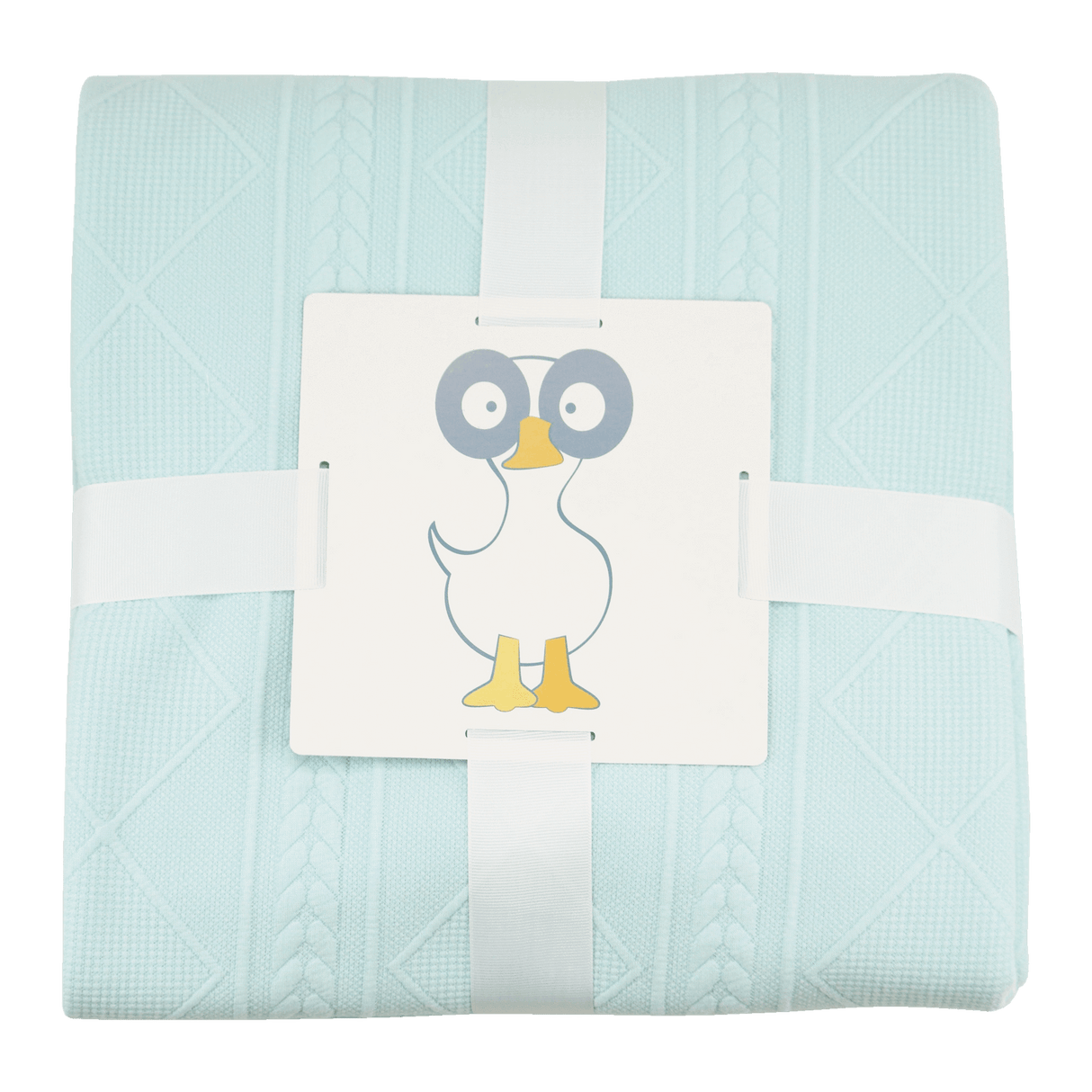 Mommy & Me Knit Blanket Set - Mint - HoneyBug 