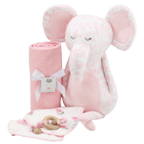 Pink Knit Blanket - HoneyBug 