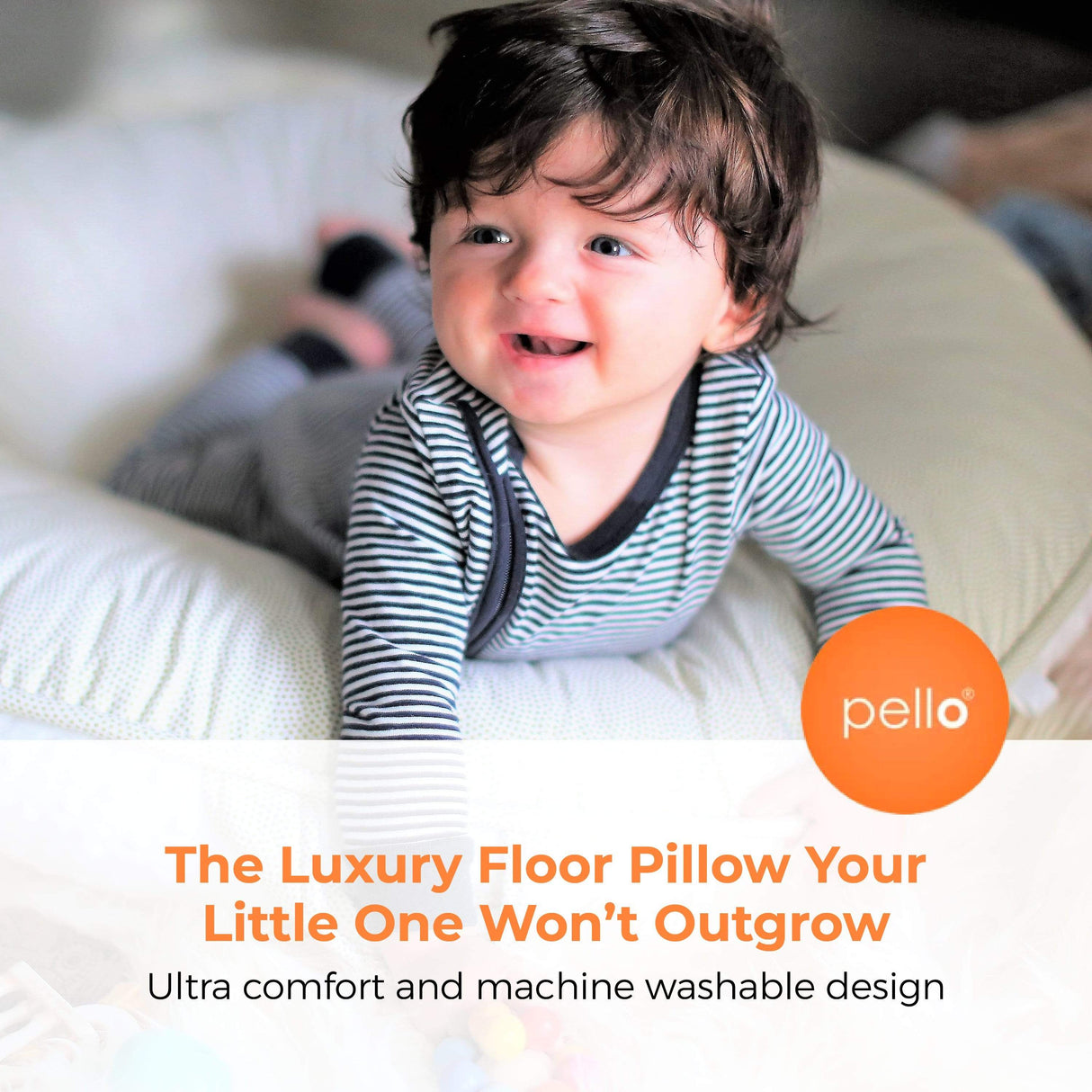 Poppy Pink Floor Cushion - HoneyBug 