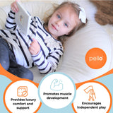 Poppy Pink Floor Cushion - HoneyBug 