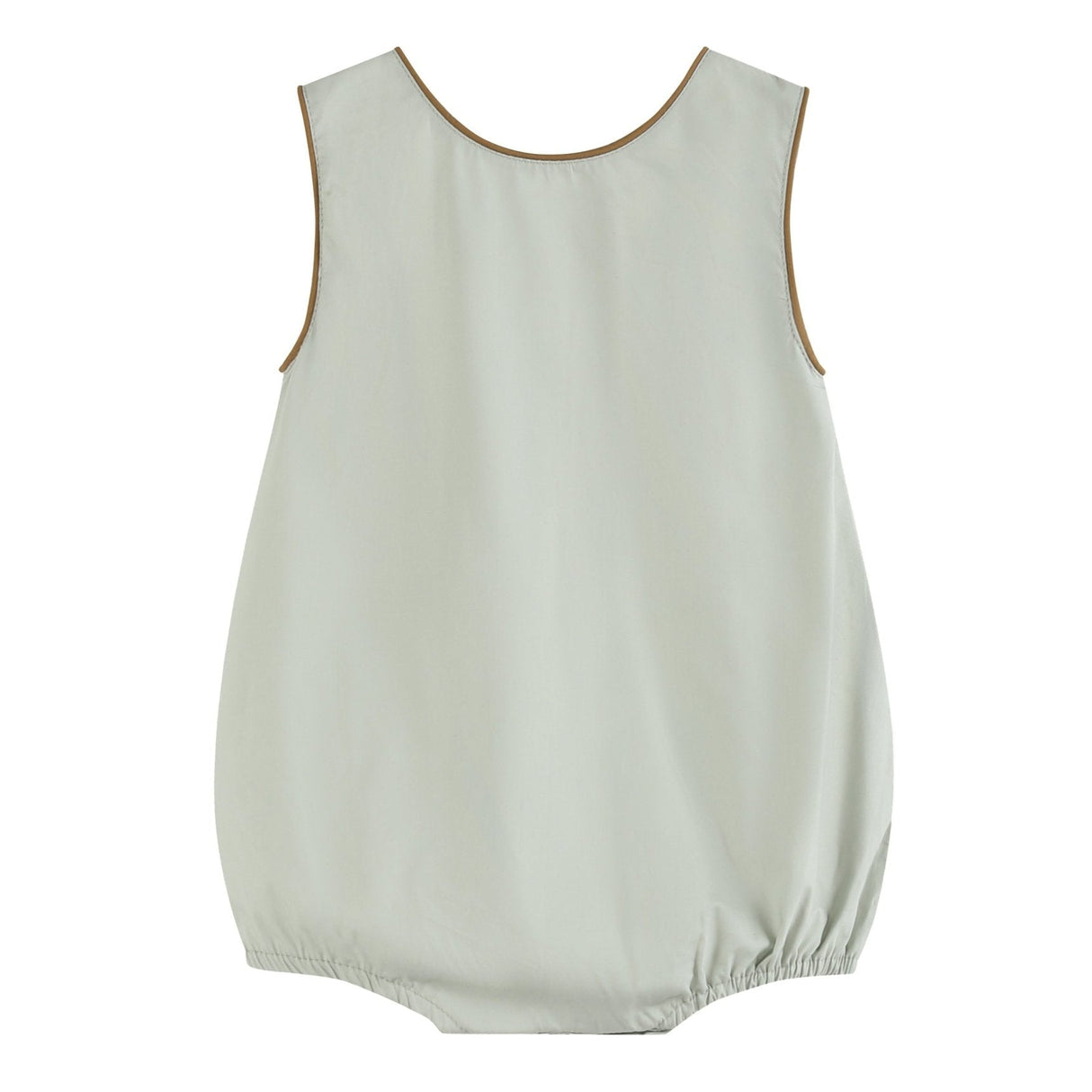 Green Dog Applique Bubble Romper