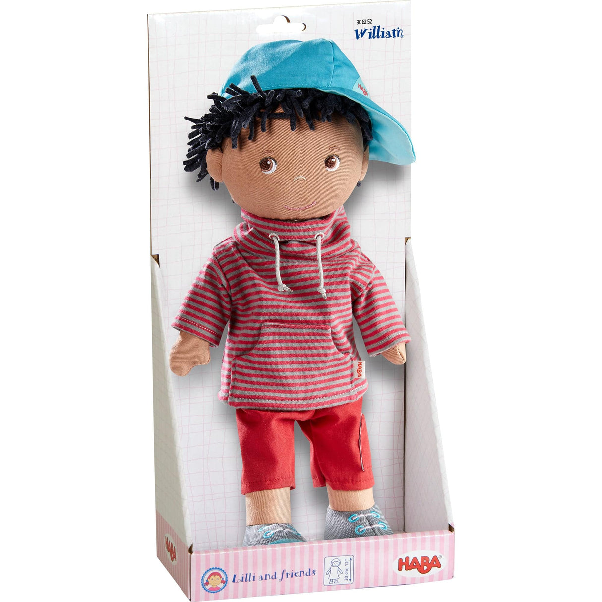 William 12" Soft Boy Doll - HoneyBug 