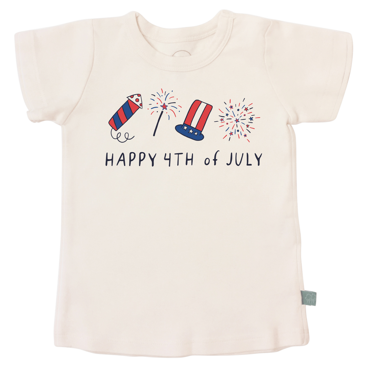 graphic tee | happy 4th of july rocket