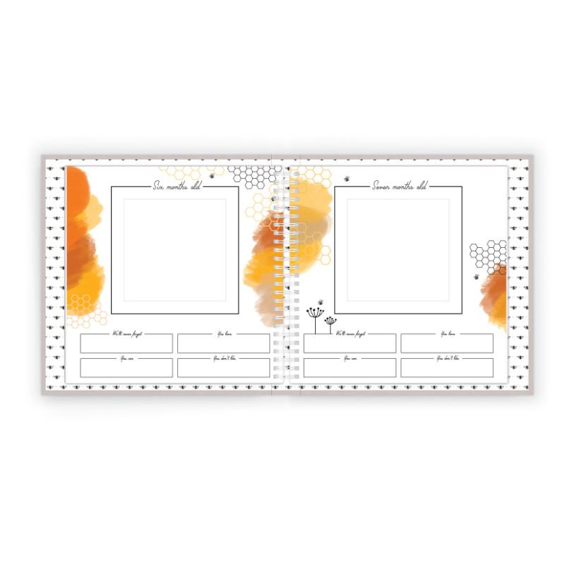 Honey Bee Luxury Memory Baby Book - HoneyBug 