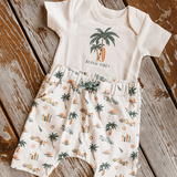 graphic bodysuit | beach vibes palms - HoneyBug 
