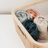 Brown Ribbed Changing Pad Cover