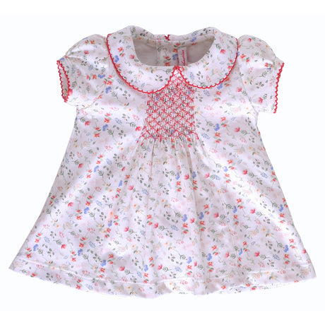 Madison Floral Dress with Ruffle Bloomer - HoneyBug 