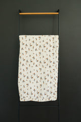 Cream Floral Muslin Quilt - HoneyBug 
