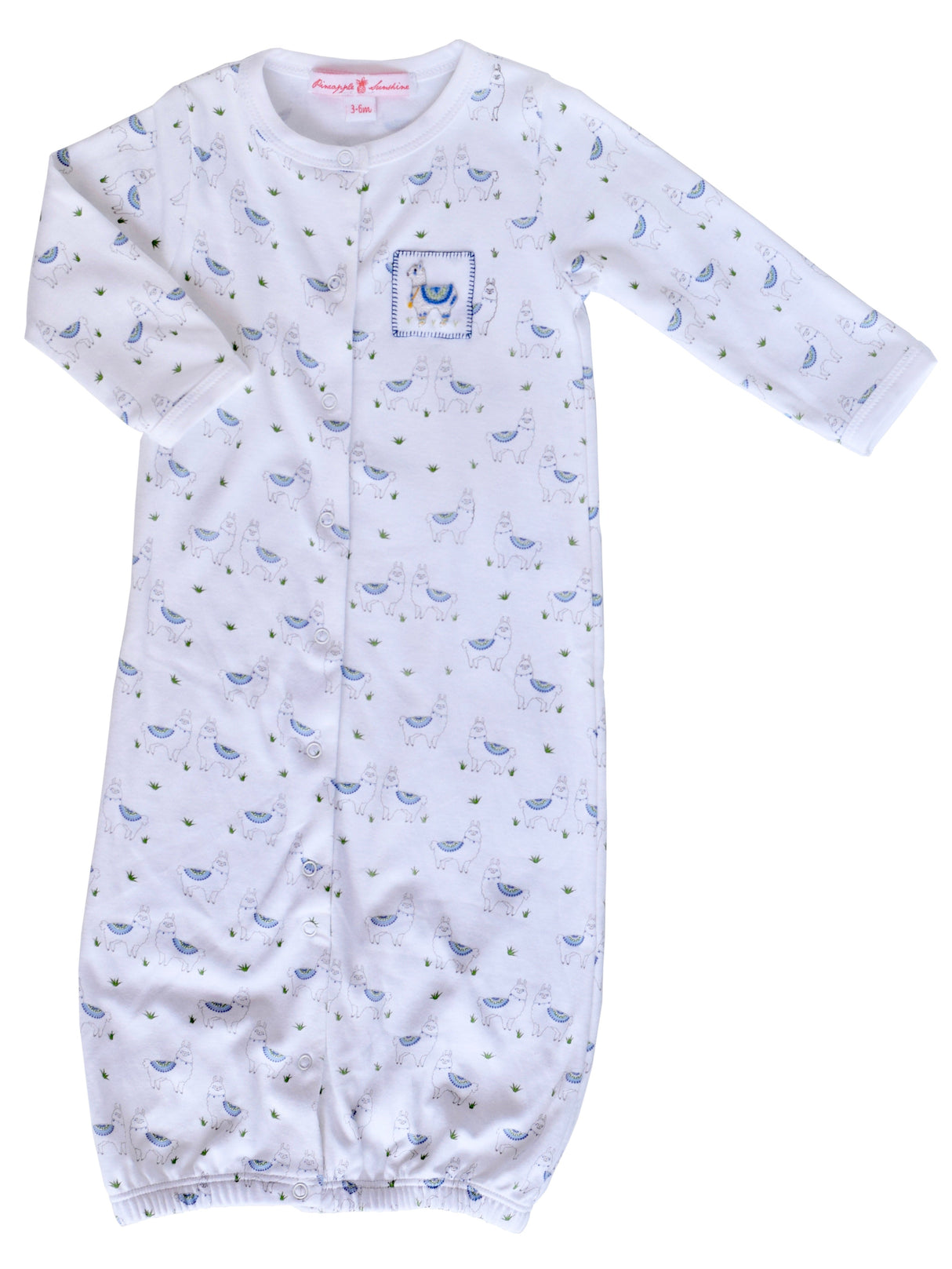 Alex the Alpaca Blue Converter Gown - HoneyBug 