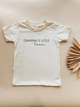 Kids Graphic Tee | Grandma's Little Love | Organic Cotton - HoneyBug 