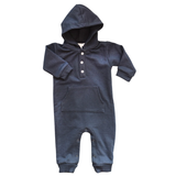 Navy Knit Jogger Jumpsuit