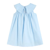 Light Blue Bunny and Flowers Dress