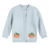 Light Blue Pumpkin Girls Cardigan