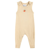 Light Brown Pumpkin Knit Romper