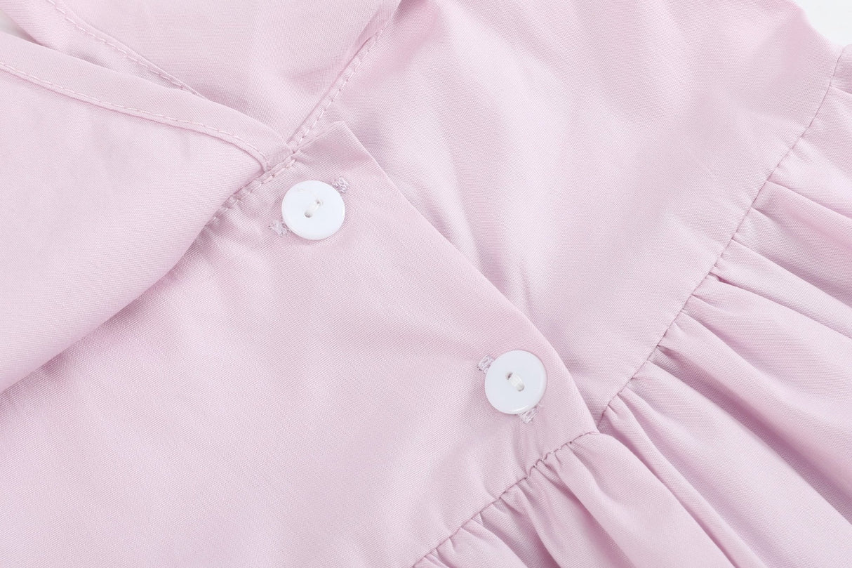 Light Purple Bunny and Flowers Dress