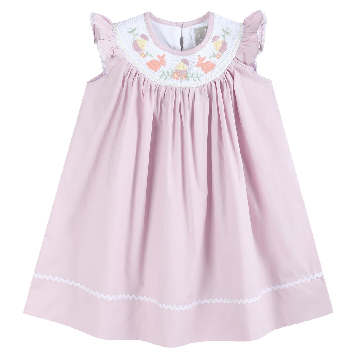 Light Purple Easter Smocked Bishop Dress