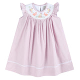 Light Purple Easter Smocked Bishop Dress
