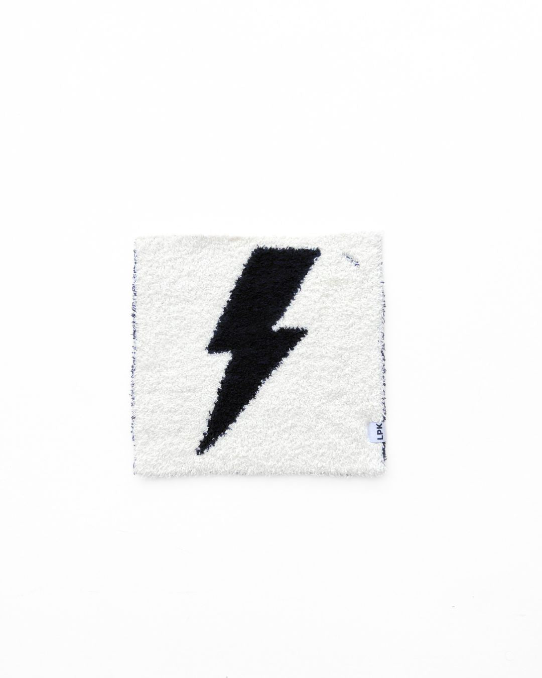 Lightning Bolt Plush Lovey | Black - HoneyBug 