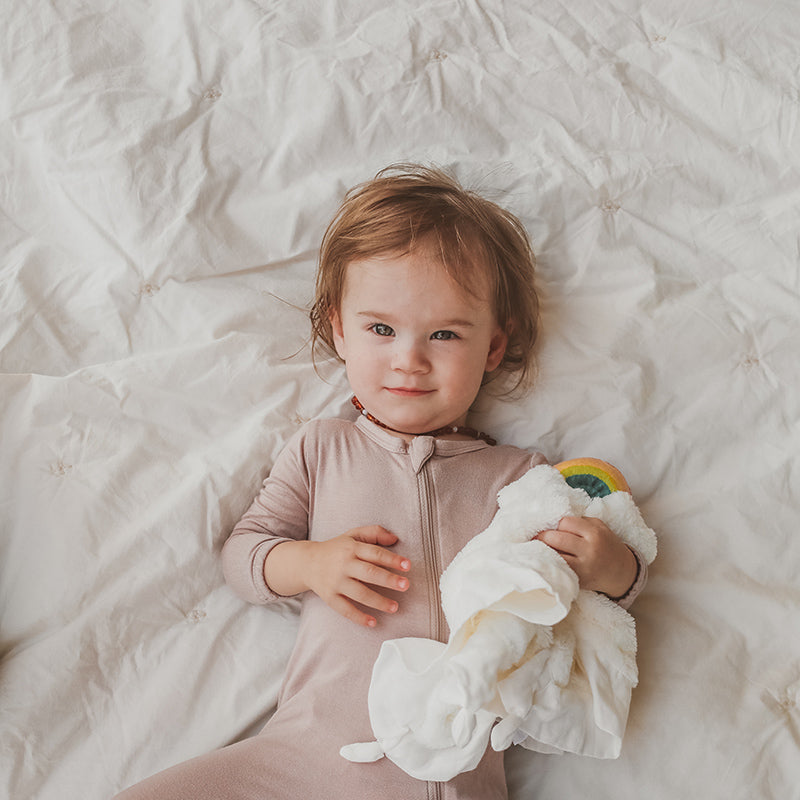 Little Rainbow Lovey Blanket - HoneyBug 