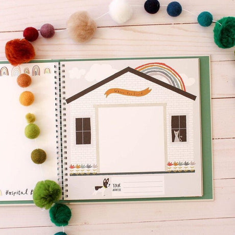 Little Rainbow Memory Baby Book - HoneyBug 