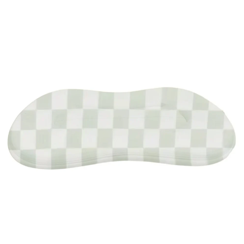 Green White Checkered New Lounger Curve Cover
