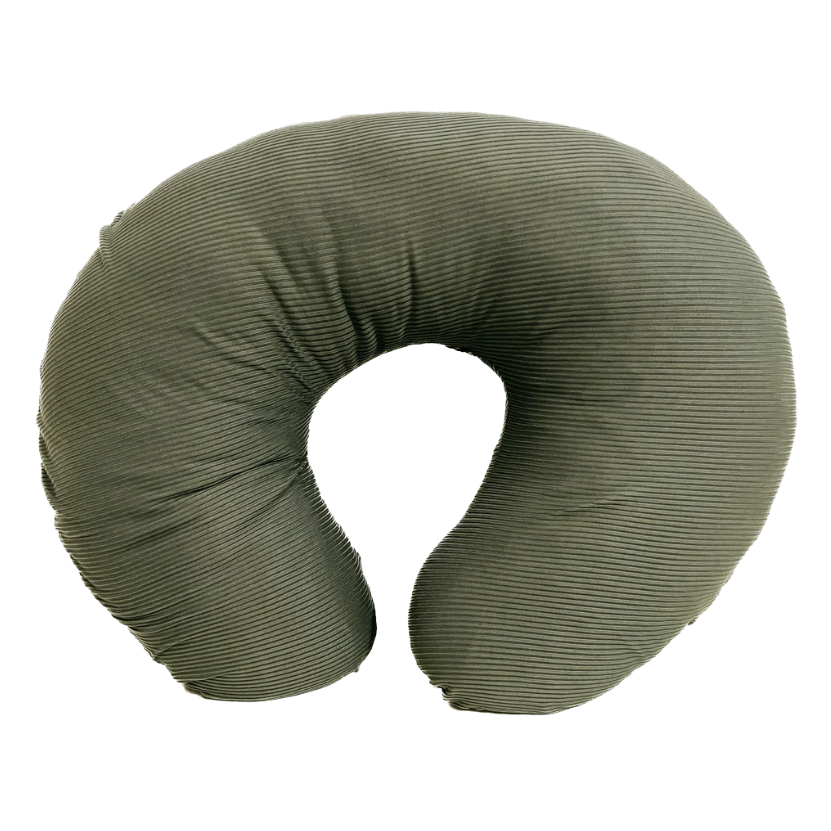 Moss Ribbed Nursing Pillow Cover