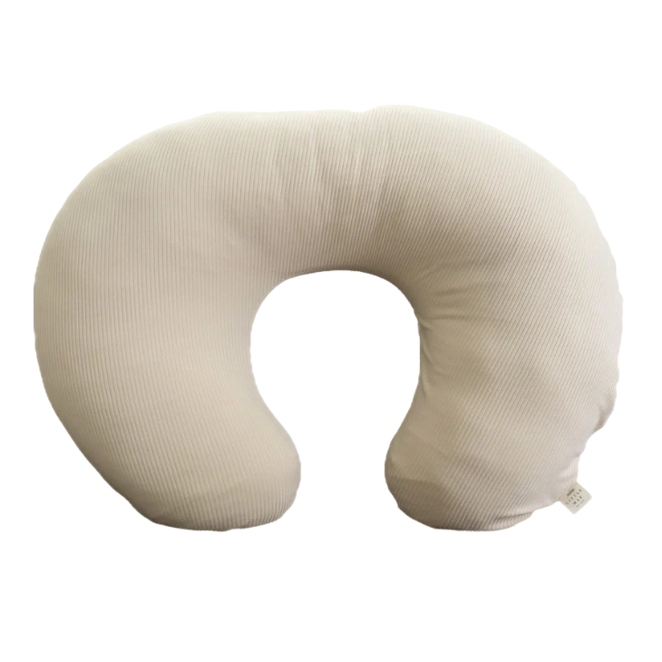Oat Ribbed Nursing Pillow Cover