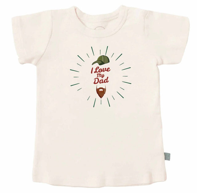 graphic tee | love dad beard - HoneyBug 