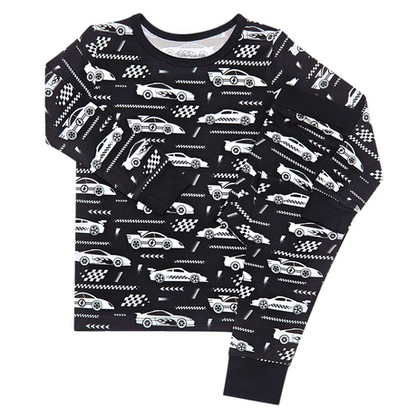 Bamboo Two Piece Set | Race Cars