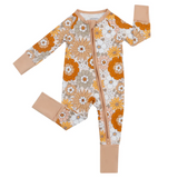 Bamboo Zip Romper | Petal Pop