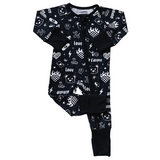 Bamboo Zip Romper | Wild Heart