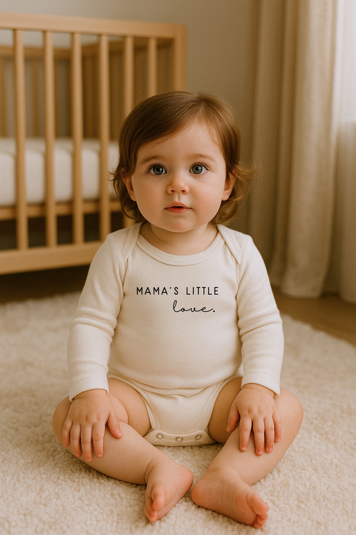 Mama's Little Love - Long Sleeve Organic Bodysuit - HoneyBug 