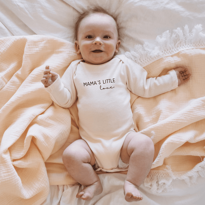 Mama's Little Love - Long Sleeve Organic Bodysuit - HoneyBug 