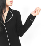 The Black CloudLuxe Nightshirt - HoneyBug 