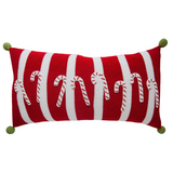 Candy Cane Lumbar Pillow