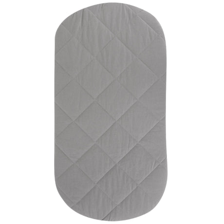 Quilted Waterproof Bassinet Sheet with Heat Protection - Grey - HoneyBug 