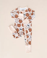Bamboo Zip Romper | Milk & Cookies - HoneyBug 