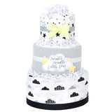 Moon Diaper Cake - HoneyBug 
