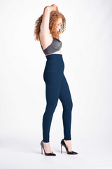 Snapback™ Postpartum Leggings - Navy - HoneyBug 