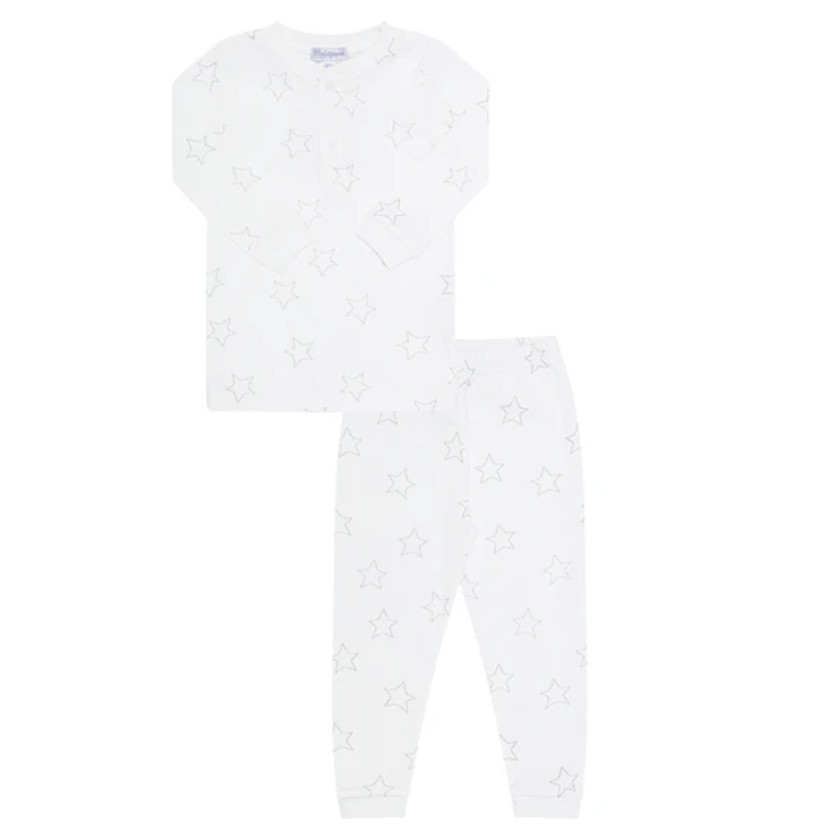 Grey Stars Print Pajama