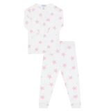 Pink Stars Print Pajama