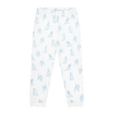 Blue Puppy Love Print Pajamas