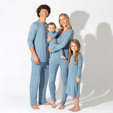 Oasis Teal Bamboo Convertible Footie - HoneyBug 