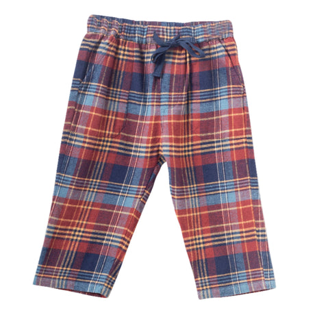 Baby Pants | Rust Plaid - HoneyBug 