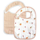 Peach Bib Set - HoneyBug 