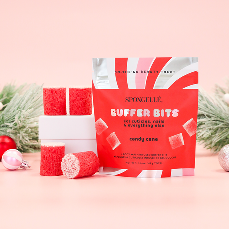 Candy Cane | Holiday PediPOP! Buffer Bits - HoneyBug 