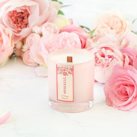 Peony Flower | Private Reserve Candle - HoneyBug 