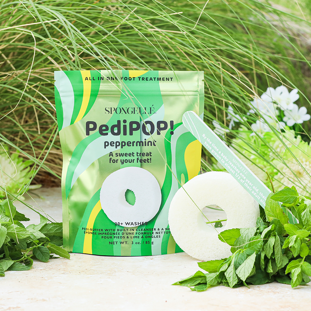 Peppermint | PediPOP! Pedi Buffer & Nail File - HoneyBug 