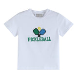 Pickleball T-Shirt and Green Gingham Shorts Set