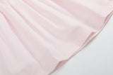 Pink Petal Collared Smocked Dress